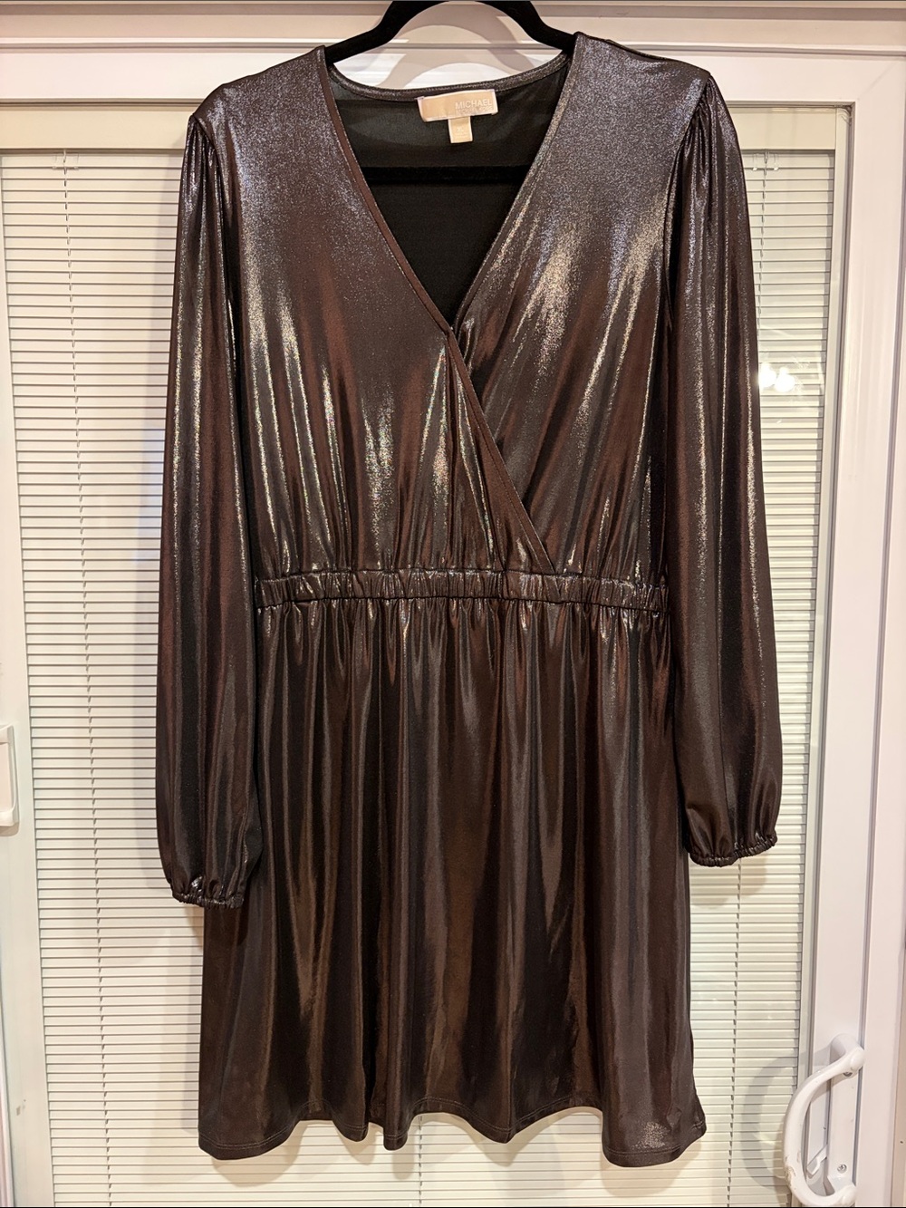 MICHAEL Michael Kors Black Metallic Dress Size XL - Picture 1 of 13